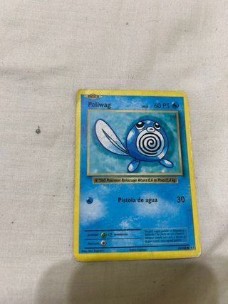 4 Cartas Pokémon 1ra Generación
