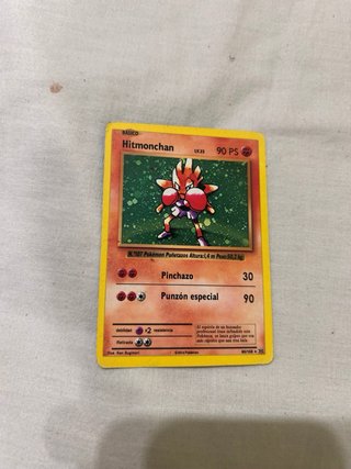 4 Cartas Pokémon 1ra Generación