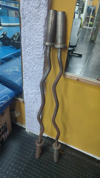 Barra Z para pesas (Dos)