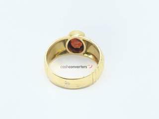 anillo oro 18k con piedra
