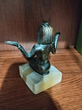Statuetta Bronzo Egitto Antico Art Déco