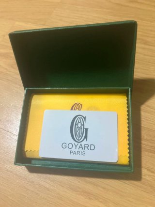 Tarjetero Goyard Verde Nuevo