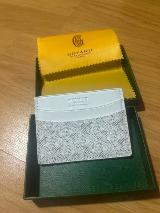 Tarjetero Goyard Verde Nuevo