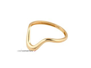 anillo oro 18k con piedra con circonita