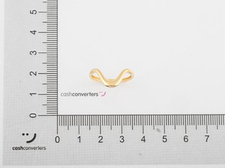 anillo oro 18k con piedra con circonita