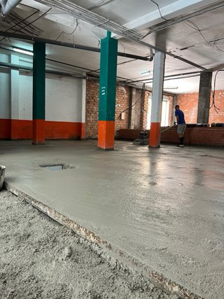 Hormigón impreso y liso