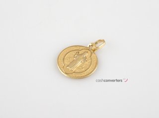 medalla oro 18k