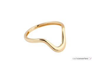 anillo oro 18k con piedra con circonita