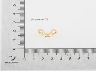 anillo oro 18k con piedra con circonita