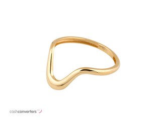 anillo oro 18k con piedra con circonita