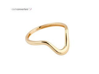 anillo oro 18k con piedra con circonita