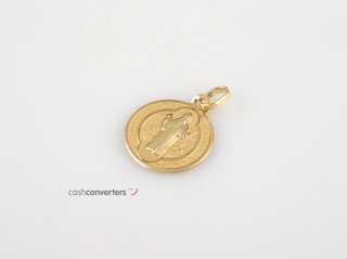 medalla oro 18k