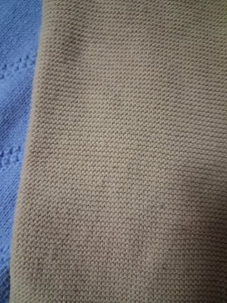 Conjunto bebé lana beige y crudo 18 meses