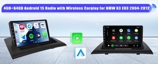 SIXWIN Android15 4+64GB 9'' AutoRadio BMW X3 E83