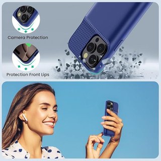 Feob Custodia con batteria 8600mAh per iPhone 16 Pro MAX Viola