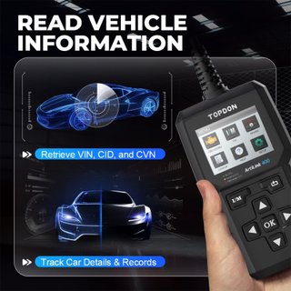 TOPDON AL400 Diagnosis OBD2 Multimarca 10 Funcione