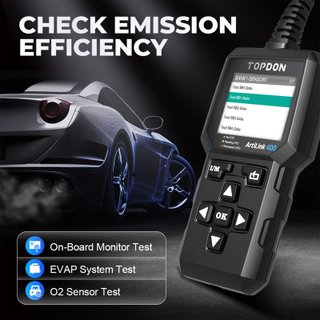 TOPDON AL400 Diagnosis OBD2 Multimarca 10 Funcione