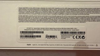 Apple Watch S4 40mm GPS Negro/Plata