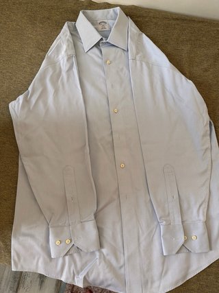 Camisa Brooks Brothers Rayas Azul Talla L