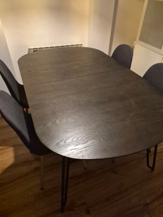 Juego 4 Sillas de comedor Maison du Monde Tela
