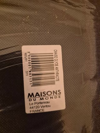 Juego 4 Sillas de comedor Maison du Monde Tela