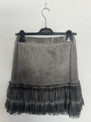 Conjunto Falda Siste’s Gris/Verde