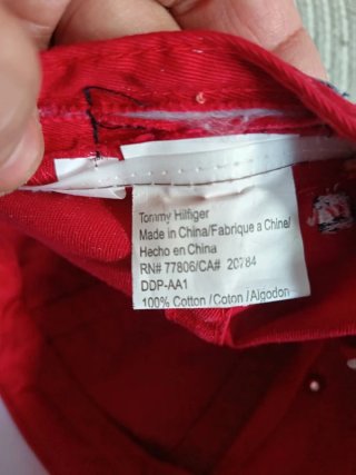 Berretto Tommy Hilfiger Rosso per Bambini