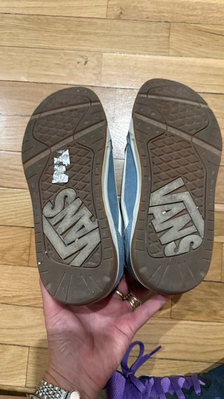 Zapatillas Vans Azules y Blancas