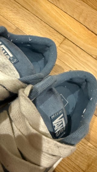 Zapatillas Vans Azules y Blancas
