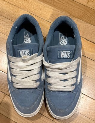 Zapatillas Vans Azules y Blancas