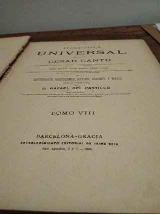 César Cantú | Historia Universal | Tomos V & VIII
