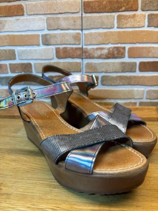 Sandalias de cuña/plataforma Paula Urban-Talla 39
