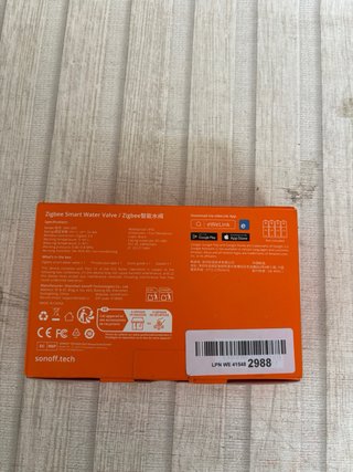 SONOFF Programador Riego Zigbee Smart Water Valve