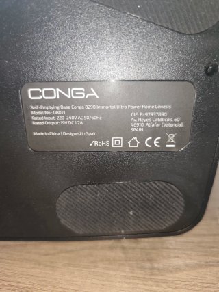 Base de autovaciado Conga 08290 Inmortal Ultra Pow