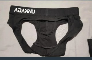 Suspensorio Calzoncillo negro con logo