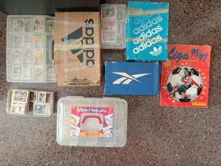 Cajas de cromos antiguos Liga Este  Años 90