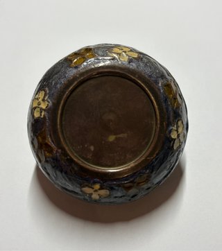 Cenicero de bolsillo indio antiguo