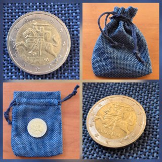 Moneta Lituania 2 Euro 2017 collezione numismatica