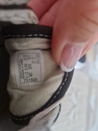 Tenis Vans Negro y Café talla 34