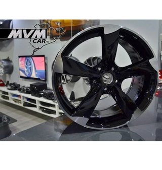 Juego de 4 Llantas 17 Rotor Black AU009
