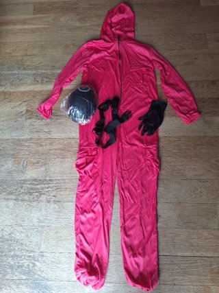 Disfraz El Juego del Calamar Rosa Talla S.