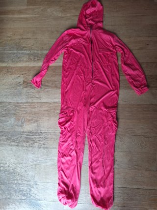 Disfraz El Juego del Calamar Rosa Talla S.