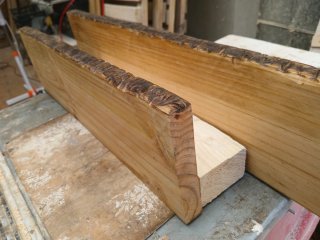 BALDAS RUSTICAS DE MADERA RUSTICA
