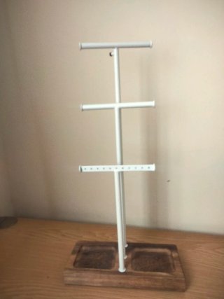 Joyero de sobremesa madera y plata