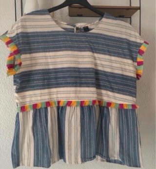 Blusa Rayas Shein Talla M Multicolor