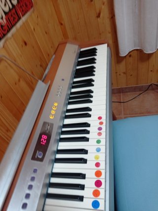 Piano Electrónico con Funda y Banqueta