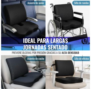 Cojín ergonómico antiescaras + lumbar