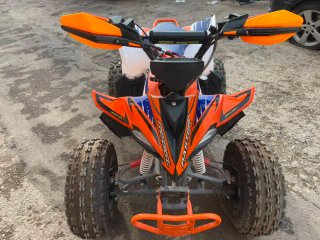 Quad 125cc Rebel Master Naranja Blanco