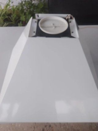 Campana extractora blanca