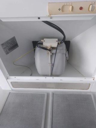 Campana extractora blanca